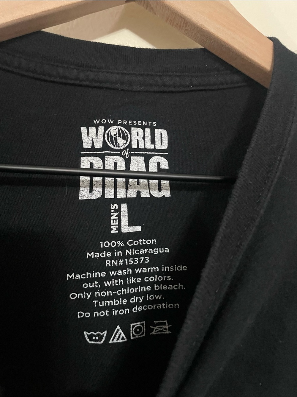 World of Wonder RuPaul Black Tee Charisma, Uniqueness, Nerve, and Talent - Picture 3 of 5